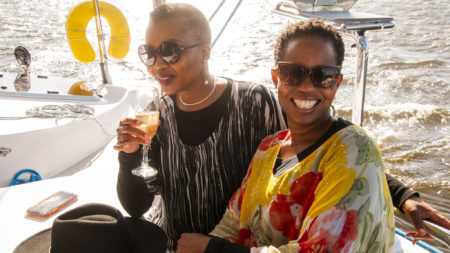 A sunset cruise on the Knysna Lagoon