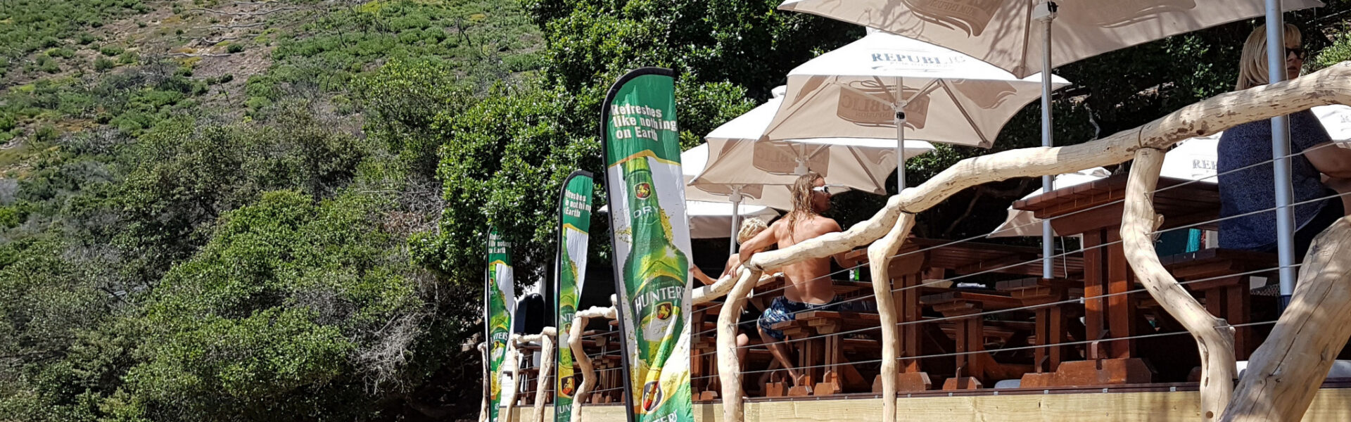 Beach Bar, Featherbed Nature Reserve