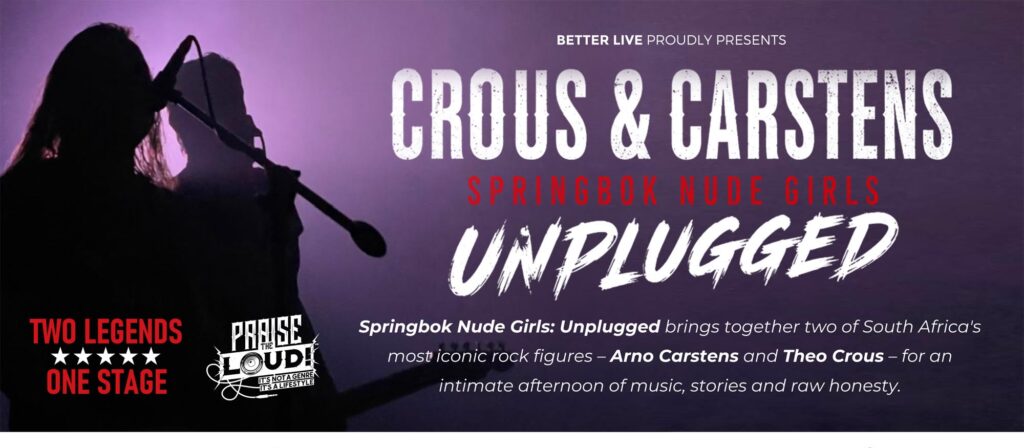 Crous & Carstens – Springbok Nude Girls UNPLUGGED - Crous & Carstens – Springbok Nude Girls UNPLUGGED