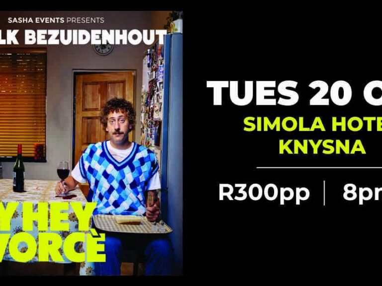 HEY HEY DIVORCE – SCHALK BEZUIDENHOUT Live